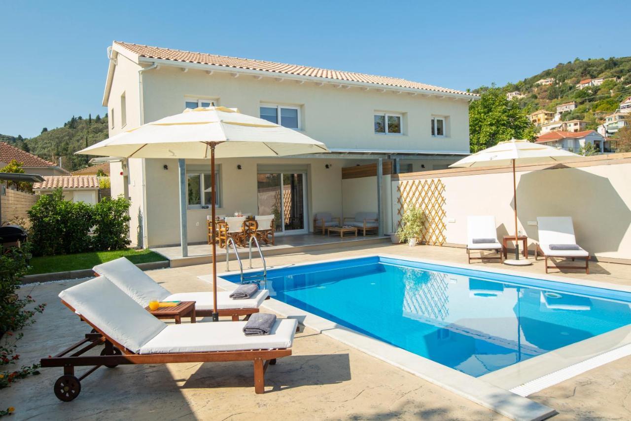 Grappolo Lefkada Villas - Villa Vertzami Just 2 Km From Lefkada Town Apolpaina Zewnętrze zdjęcie