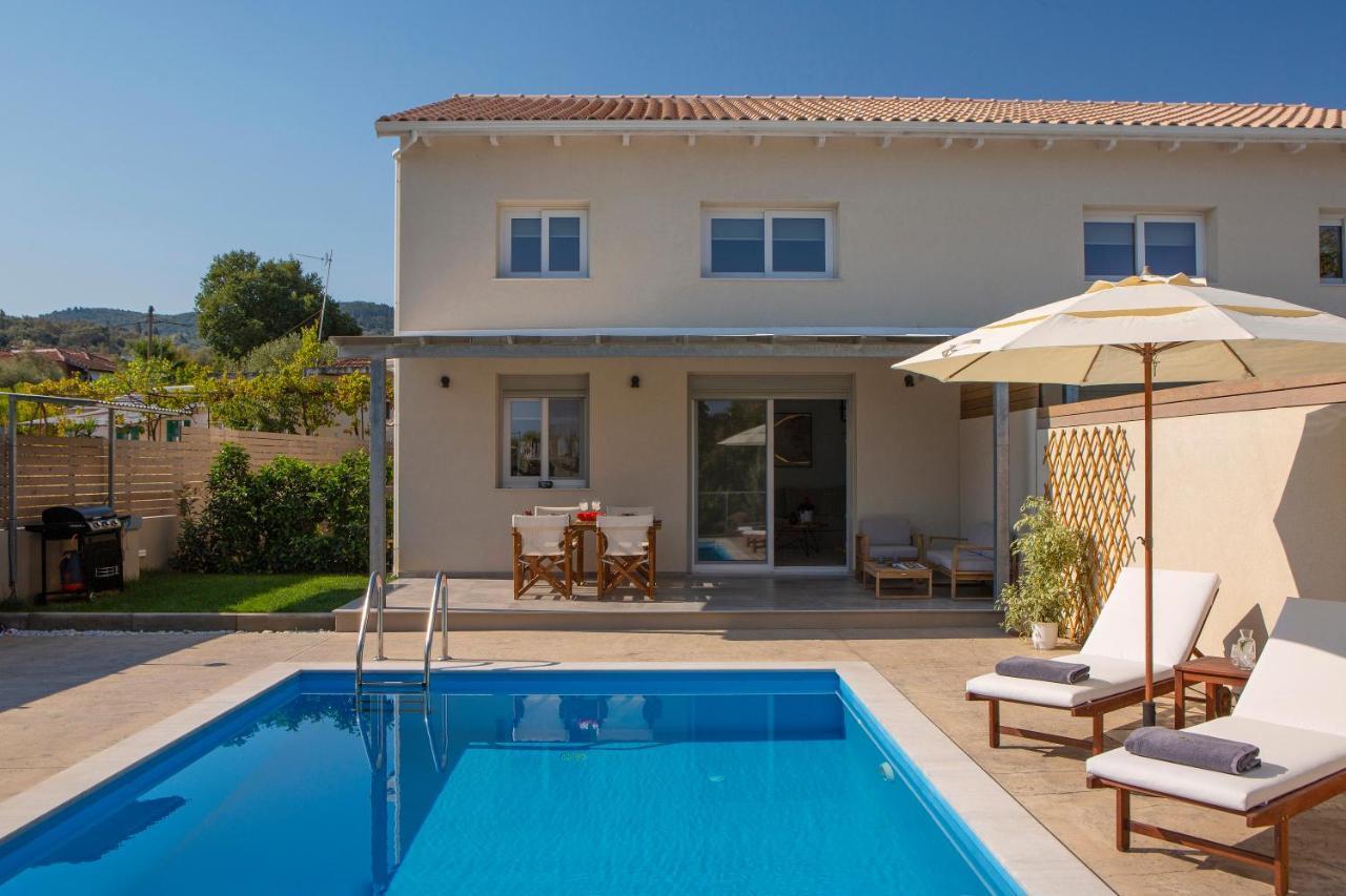 Grappolo Lefkada Villas - Villa Vertzami Just 2 Km From Lefkada Town Apolpaina Zewnętrze zdjęcie